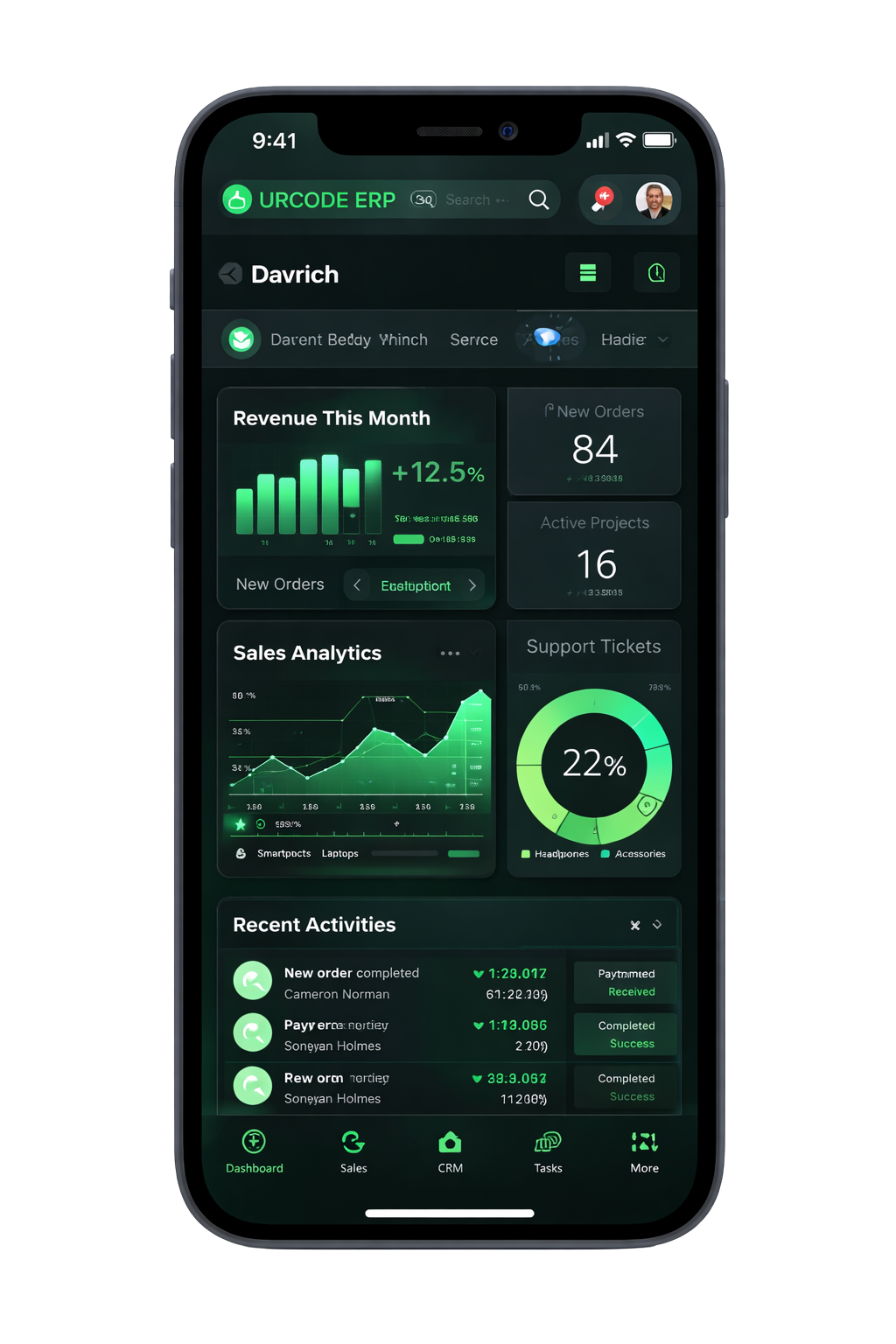 Sistema URCODE en celular